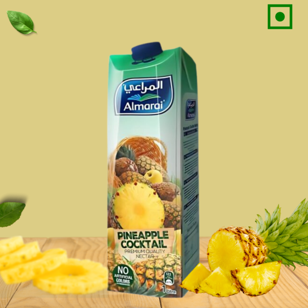 Almarai Pineapple Cocktail Nectar Juice, 1Litre